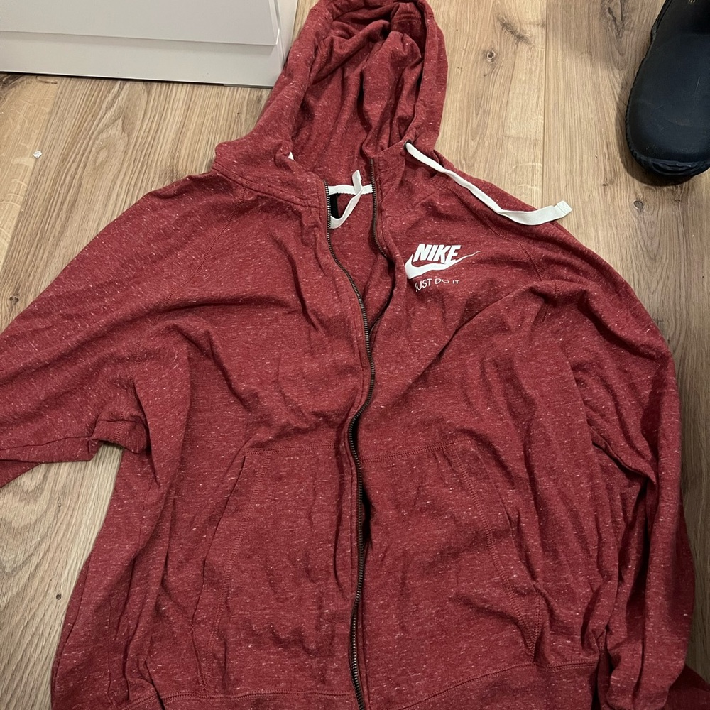 Pink Nike zip up